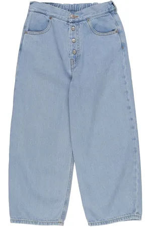 Maison Margiela Wide Leg Cotton Denim Jeans