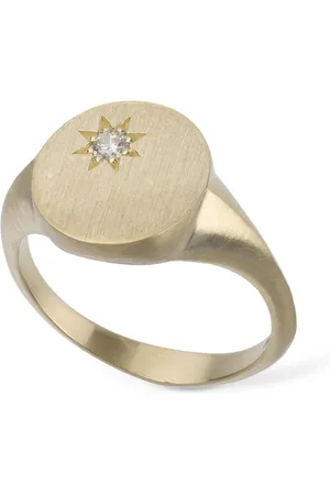 LiL Milan Sunshine 9kt Gold Pinkie Ring W/ Zircon