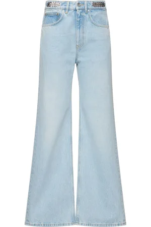 Paco rabanne High Rise Denim Straight Jeans
