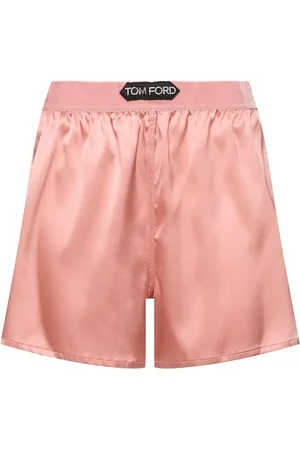 Tom Ford Stretch Silk Satin Pajama Shorts