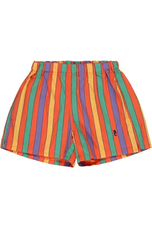 Bobo Choses Striped Cotton Poplin Shorts