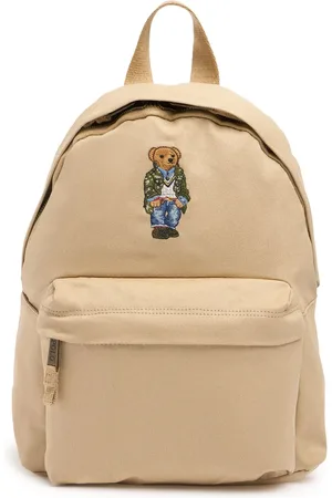 Ralph Lauren Cotton Canvas Backpack W/logo