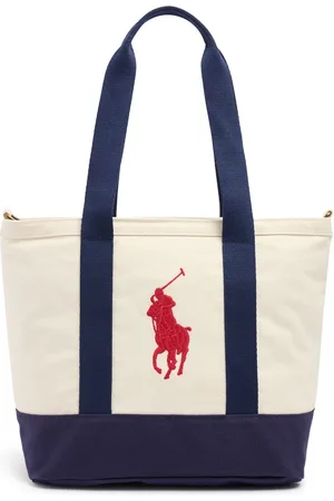 Ralph Lauren Cotton Canvas Bag W/logo