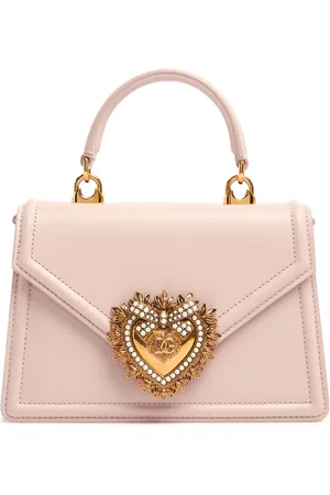 Dolce & Gabbana Mini Devotion Leather Top Handle Bag