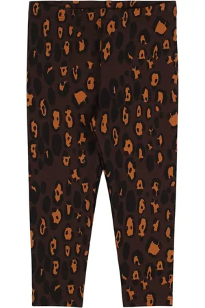 Mini Rodini Printed Organic Cotton Blend Leggings