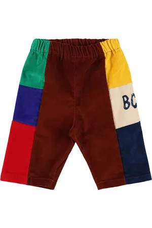 Bobo Choses Color Block Cotton Blend Pants
