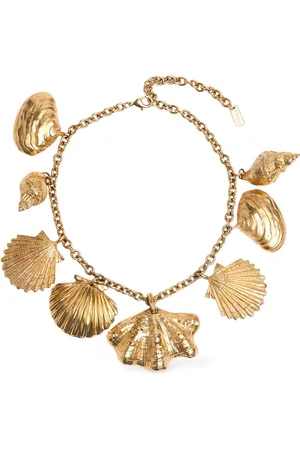 Chloé Seashells Brass Necklace