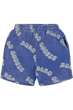 Bobo Choses Printed Cotton Sweat Shorts