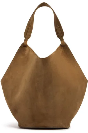 Khaite Medium Lotus Suede Tote Bag