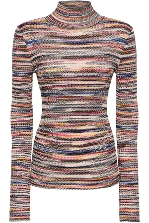 Missoni Knit Viscose Turtleneck Sweater