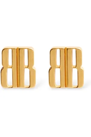 Balenciaga Xs Nano Stud Brass Earrings