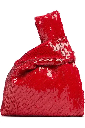 Msgm Paillettes Top Handle Bag