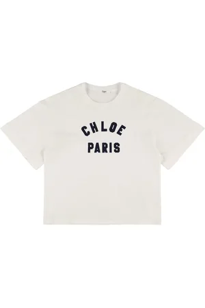 Chloé Embroidered Cotton T-shirt