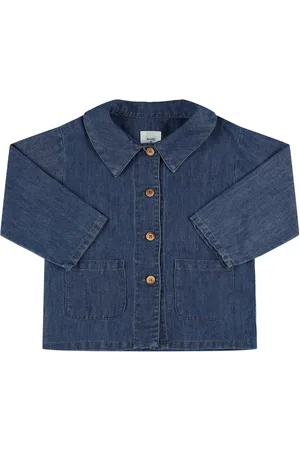 Babe & Tess Cotton & Linen Denim Jacket