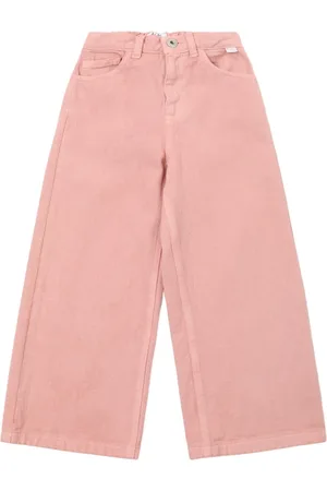 Il gufo Cotton Denim Wide Jeans