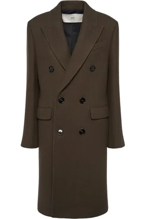 Ami Double Breasted Wool Coat