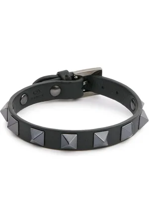 VALENTINO GARAVANI Rockstud Leather Belt Bracelet
