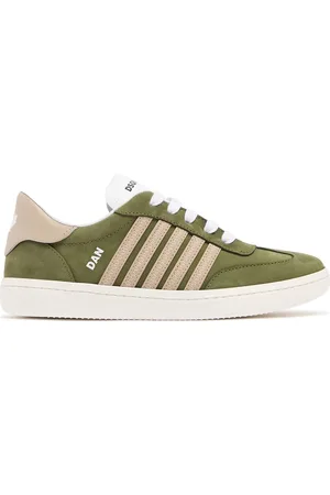 Dsquared2 Lace-up Suede Sneakers W/logo