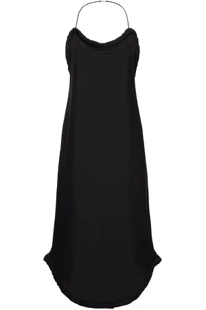 Carven Silk Halter Neck Midi Dress