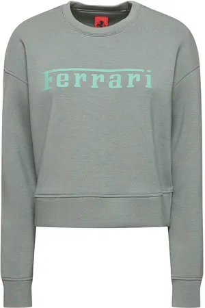 FERRARI Scuba Viscose Blend Crewneck Sweatshirt