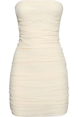 Maison Margiela Elastic Jersey Mesh Mini Dress