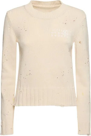Maison Margiela Cotton Blend Crewneck Sweater