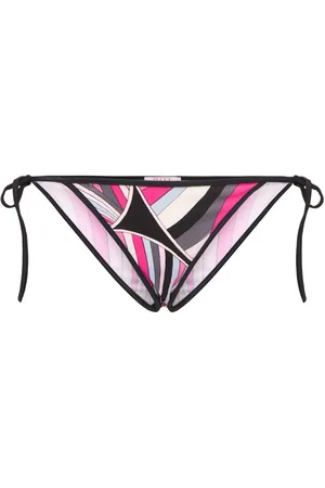 Puccini Printed Lycra Triangle Bikini Bottoms