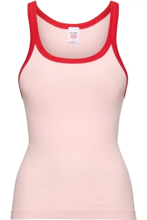 RE/DONE Cotton Ribbed Tank Top
