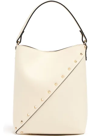 VALENTINO GARAVANI Small Rockstud Wispy Leather Bucket Bag