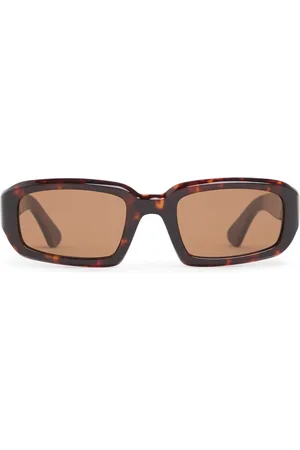 PORT TANGER Mektoub Acetate Sunglasses W/ Amber Lens