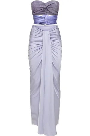 Baobab Giselle Strapless Long Dress W/ Cutouts
