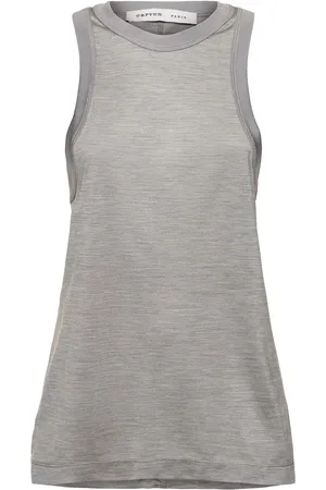 Carven Silk Jersey Tank Top