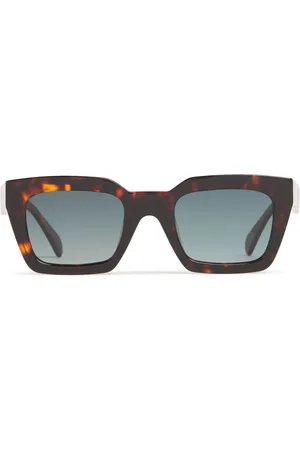 ANINE BING Indio Squared Acetate Sunglasses