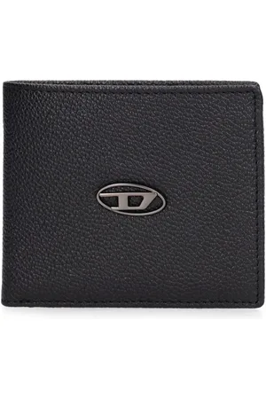 Diesel Oval-d Leather Billfold Wallet