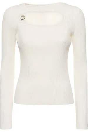 COPERNI Knitted Viscose Cut-out Top