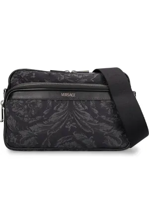 VERSACE Logo Jacquard Toiletry Bag