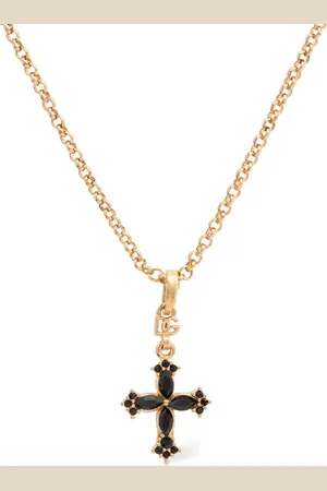 Dolce & Gabbana Plated Cross Pendant Necklace