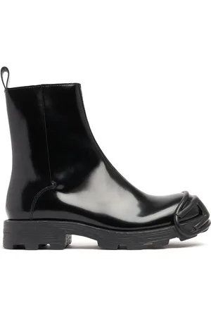 Diesel Oval-d Leather Combat Boots