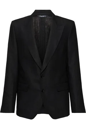 Dolce & Gabbana Single Breast Linen Blazer