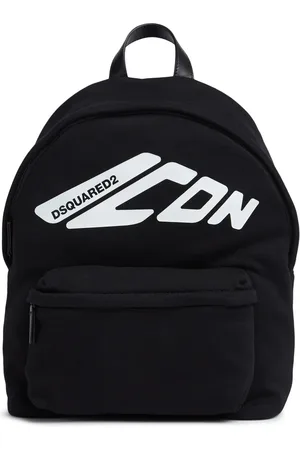 Dsquared2 Printed Cotton Canvas Backpack