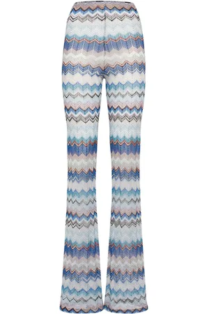 Missoni Chevron Crochet Flared Pants