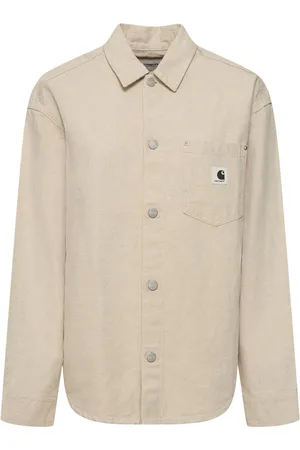 Carhartt Ethel Linen Blend Canvas Shirt Jacket