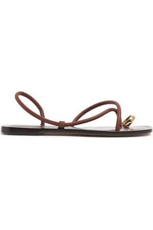 EMME PARSONS 10mm Laurie Nappa Toe Ring Sandals