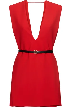 Sportmax Agrume1234 Viscose Blend Cady Mini Dress
