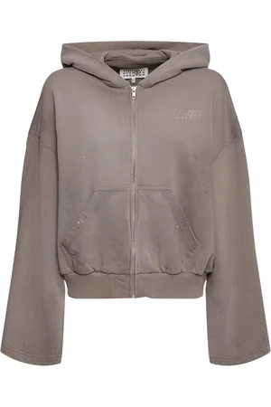 Maison Margiela Cotton Jersey Hoodie W/ Zip