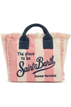 MC2 SAINT BARTH Striped Cotton Tote Bag