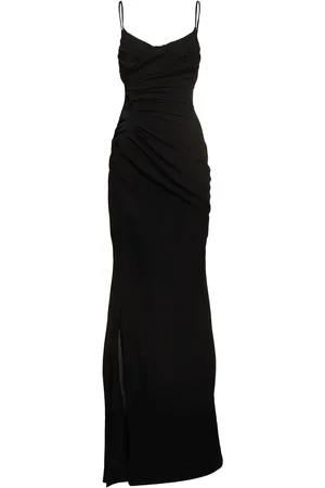 MUGLER Fluid Crepe Long Dress