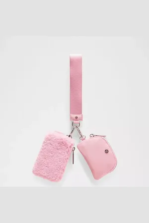 Lululemon Dual Pouch Wristlet Bag Plush