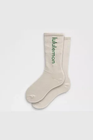 Lululemon Unisex Daily Essential Crew Socks Wordmark