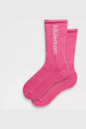 Lululemon Unisex Daily Essential Crew Socks Wordmark